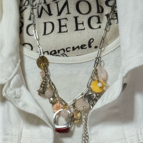 Alquimia Necklace with Red and Yellow Accents - Picture 2 of 4